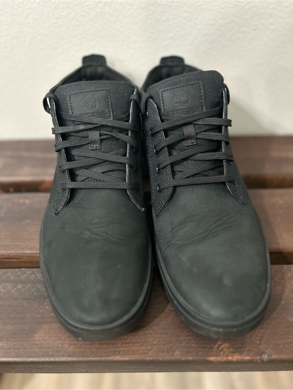 Timberland Men's Black Chukka Boots Lace-Up